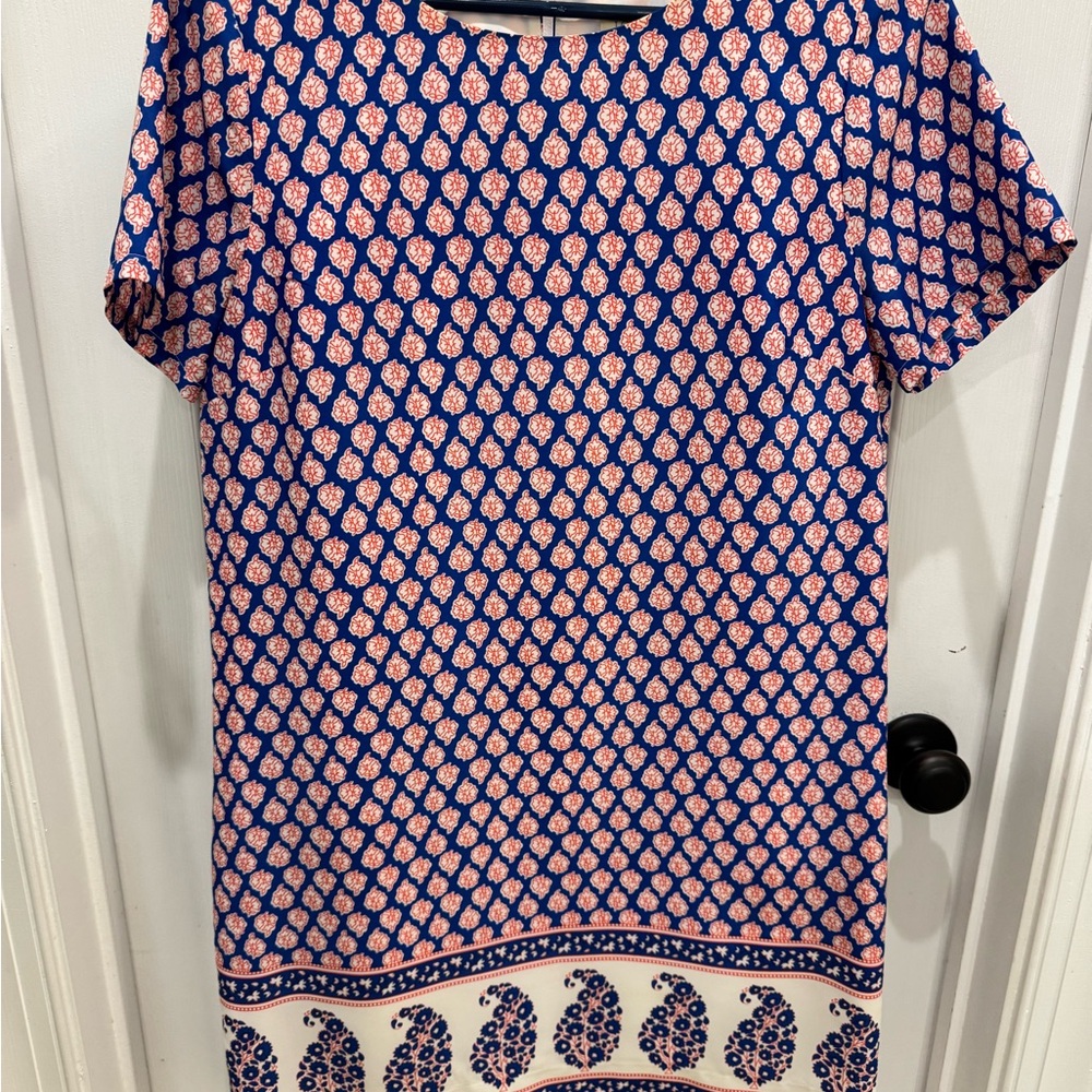 J. Crew Floral Patterned Shift Dress